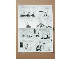 Original Comic Book Art Ink Page 2 Walt Disney's Donald Duck Mr Jones WDC&S #719