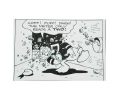 Original Comic Book Art Ink Page 4 Walt Disney's Donald Duck Walt Disney’s Comics and Stories #719