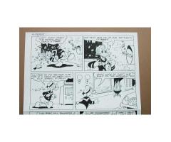 Original Comic Book Art Ink Page 4 Walt Disney's Donald Duck Walt Disney’s Comics and Stories #719
