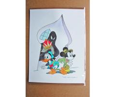 William Van Horn Donald Duck, Mickey Mouse and the Phantom Blot! Original Painting