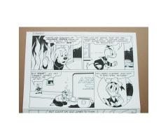 Original Comic Book Art Ink Page 5 Walt Disney's Donald Duck Mr Jones WDC&S #719