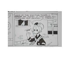 Published 2003 Van Horn Ink Page 2 Original Comic Book Art Walt Disney's Donald Duck