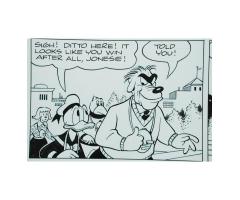 Comic Book Art Ink Page 8 Walt Disney's Donald Duck Mr Jones WDC&S #719