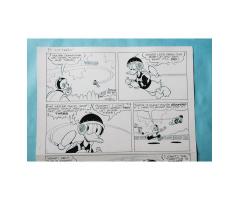 Ink Page 5 Walt Disney's Comics and Stories #667 Original Comic Book Art Donald Duck