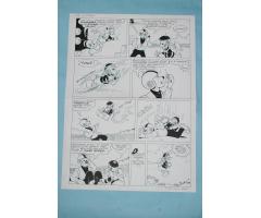 2003 Walt Disney’s Comics and Stories #667 Ink Page 4 Comic Book Art Walt Disney's Donald Duck